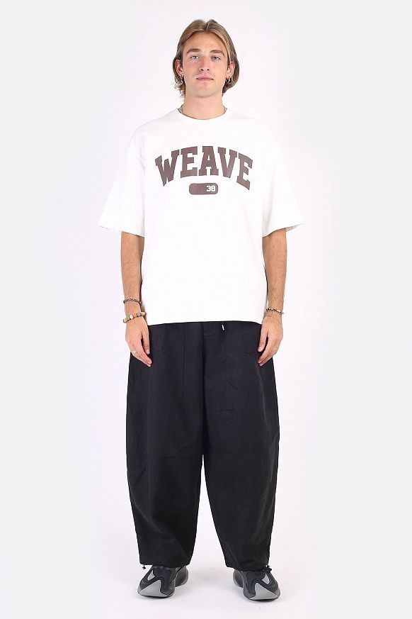 Мужская футболка FrizmWORKS Weawe 38 Logo Tee (SSTS055-white) - фото 6 картинки