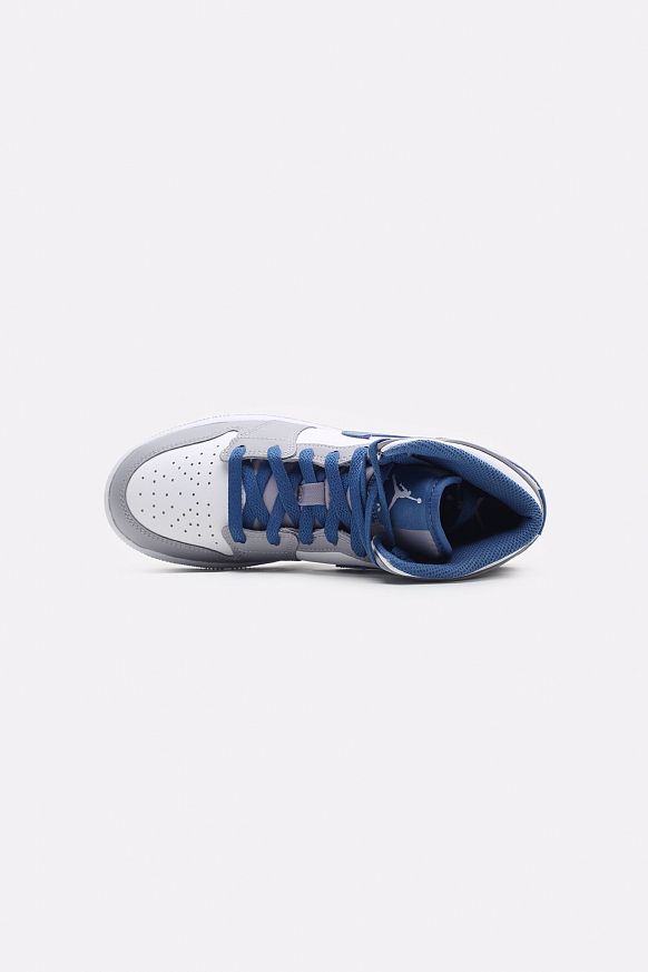 Женские кроссовки Jordan 1 Mid SE (GS) (DQ8423-014*) - фото 7 картинки
