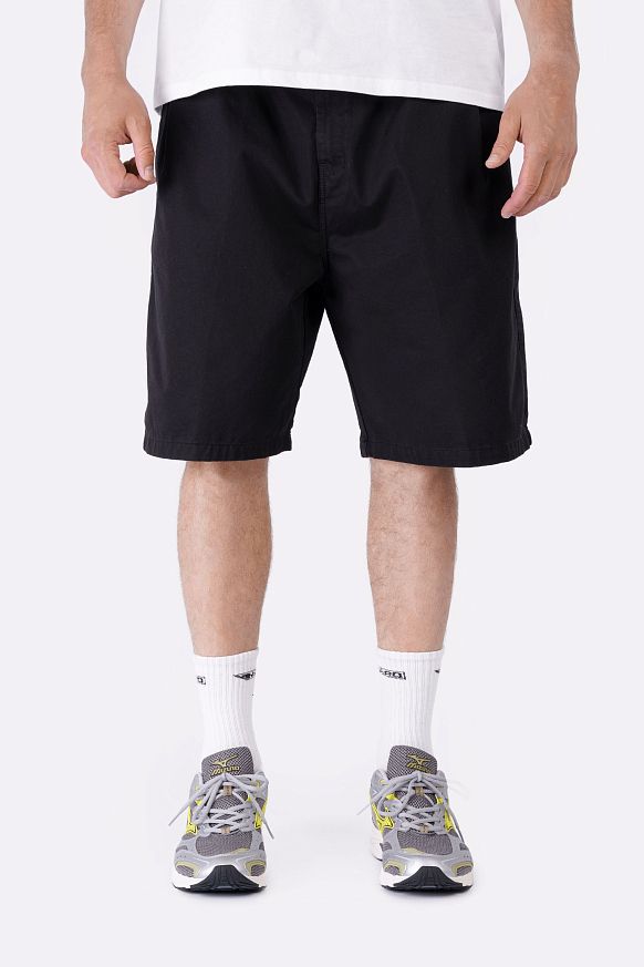 Мужские шорты Carhartt WIP Marv Short (I034813-black st wash) - фото 3 картинки