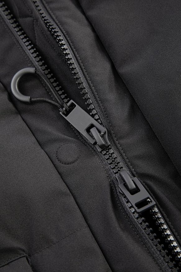 Мужская куртка KRAKATAU CASSINI Quilted Parka (Qm571-1-cassini-черн) - фото 3 картинки