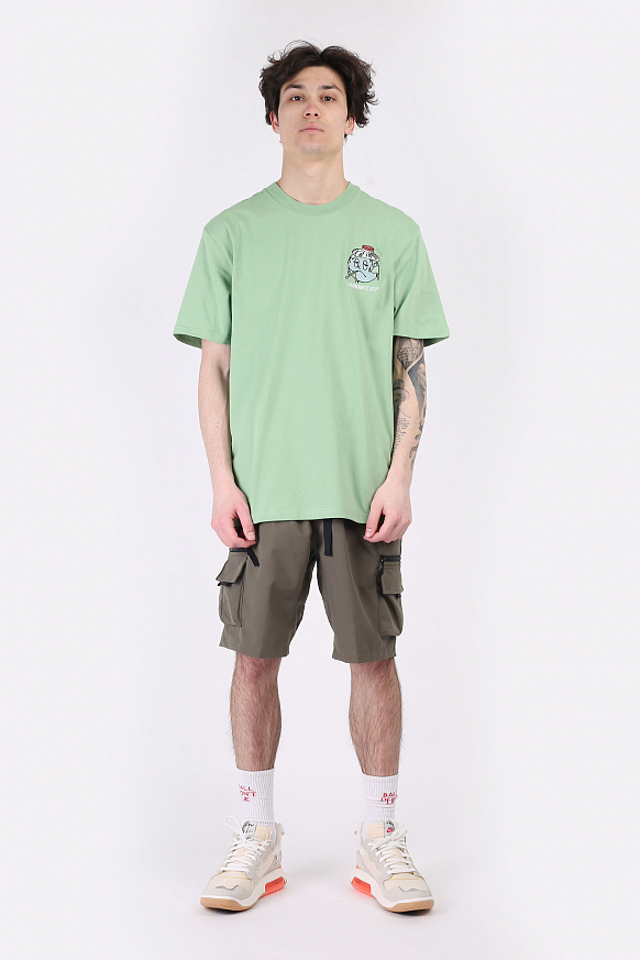 Мужская футболка Carhartt WIP S/S III World T-Shirt (I029058-green) - фото 5 картинки