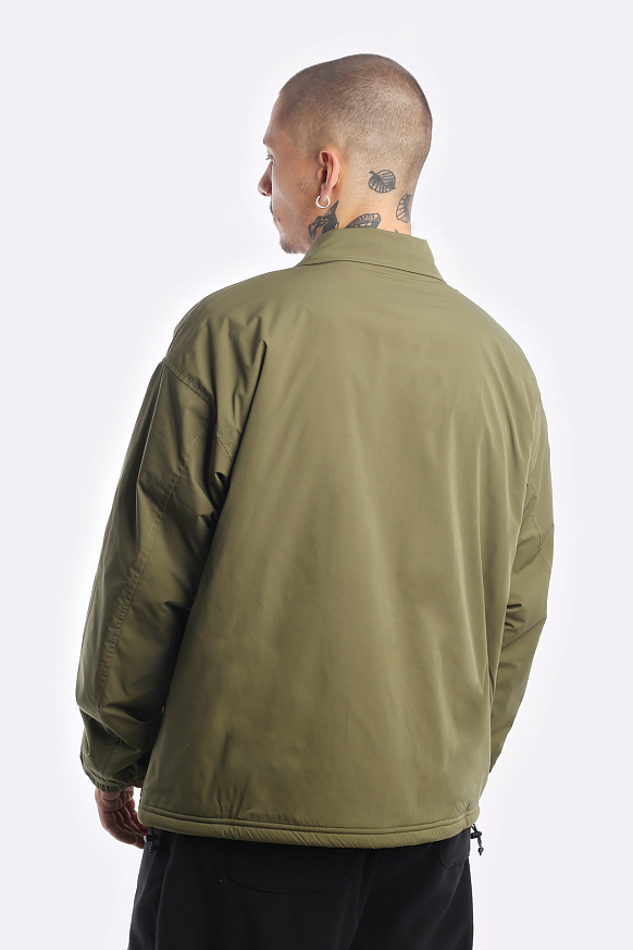 Мужская куртка DeMarcoLab Tapak Naga Coach Jacket x Domestik (DM22EX04-DM01-olv) - фото 4 картинки