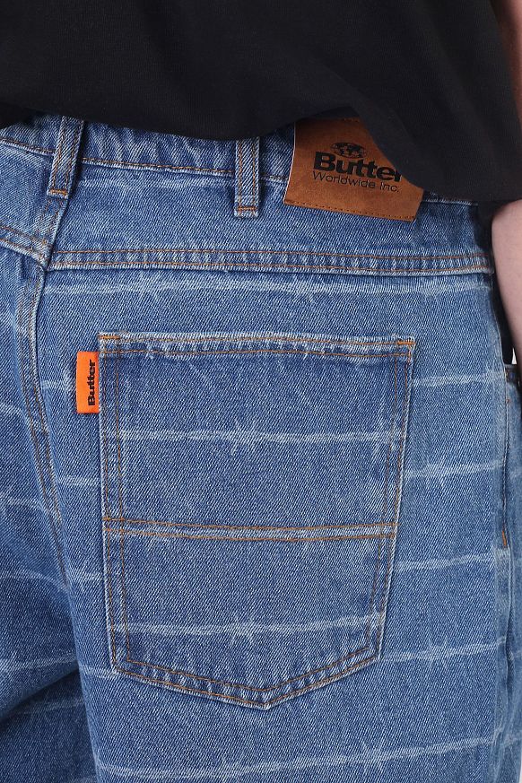 Мужские брюки Butter Goods Barbwire Denim Jeans (Barbwire Denim Jeans-indg) - фото 7 картинки