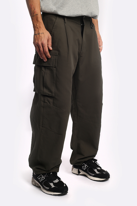 Мужские брюки KRAKATAU Rm156-5 (Rm156-5-тёмно-зелёный) - фото 4 картинки