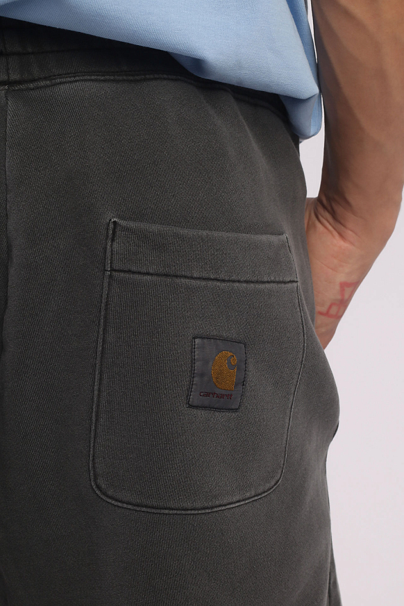 Мужские шорты Carhartt WIP Nelson Sweat Short (I030130-black) - фото 5 картинки