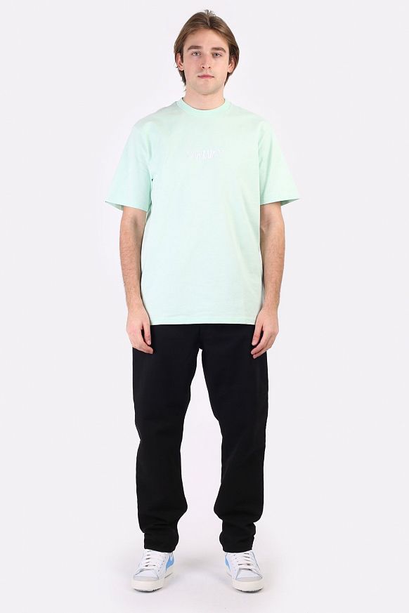 Мужская футболка Carhartt WIP S/S Multi Star Script T-Shirt (I030198-white) - фото 6 картинки