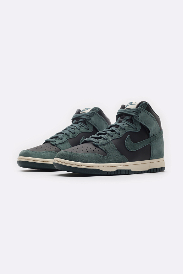Мужские кроссовки Nike Dunk Hi Retro PRM (DQ7679-002) - фото 4 картинки
