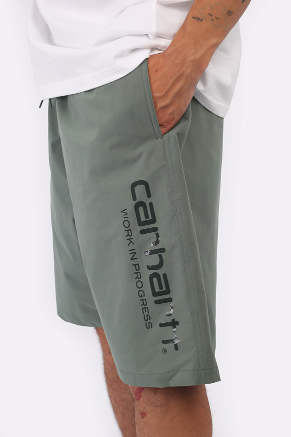 Мужские шорты Carhartt WIP Brame Swim Trunks (I032987-park/chervil) - фото 5 картинки