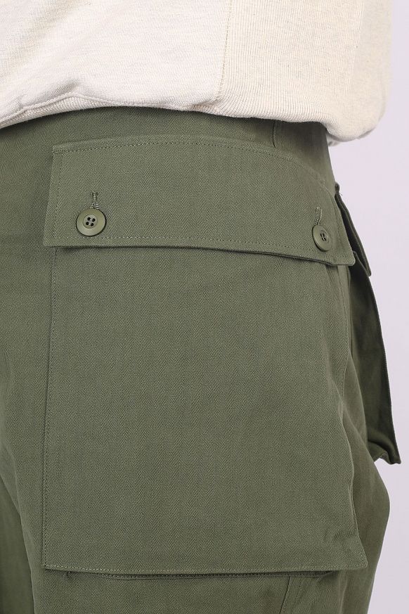 Мужские брюки Uniform Bridge HBT P44 Pants (22FW nbt P44 pants-grn) - фото 5 картинки