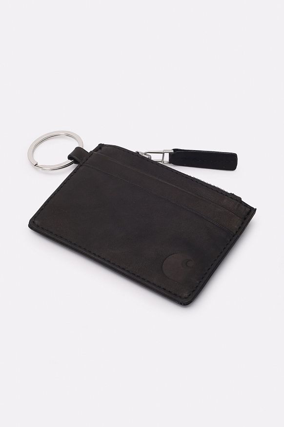 Бумажник Carhartt WIP Leather Ring Wallet (I030269-black)