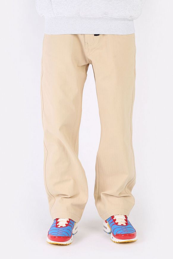Мужские брюки Butter Goods Herringbone Pants (Herringbone-khaki) - фото 5 картинки