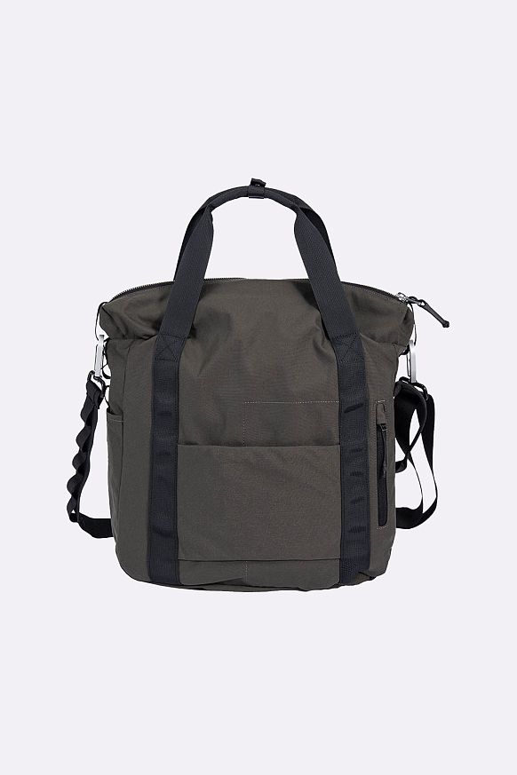 Сумка KRAKATAU Tote Bag (U26-861-сер-зел) - фото 2 картинки