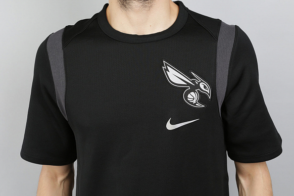Мужская футболка Jordan NBA Charlotte Hornets Baller Tee (859663-010) - фото 2 картинки