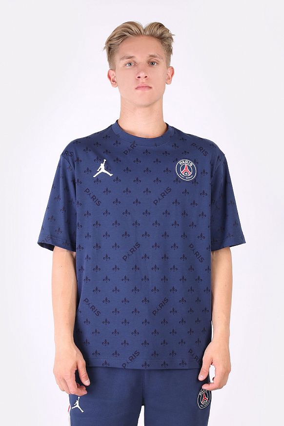 Мужская футболка Jordan Statement Paris Saint-Germain Tee (DB6508-410) - фото 3 картинки