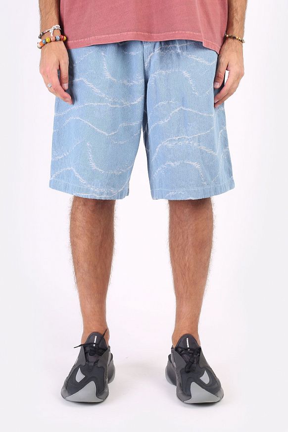 Мужские шорты FrizmWORKS Wave Denim Bermuda Short (SSPT045-light blue) - фото 2 картинки