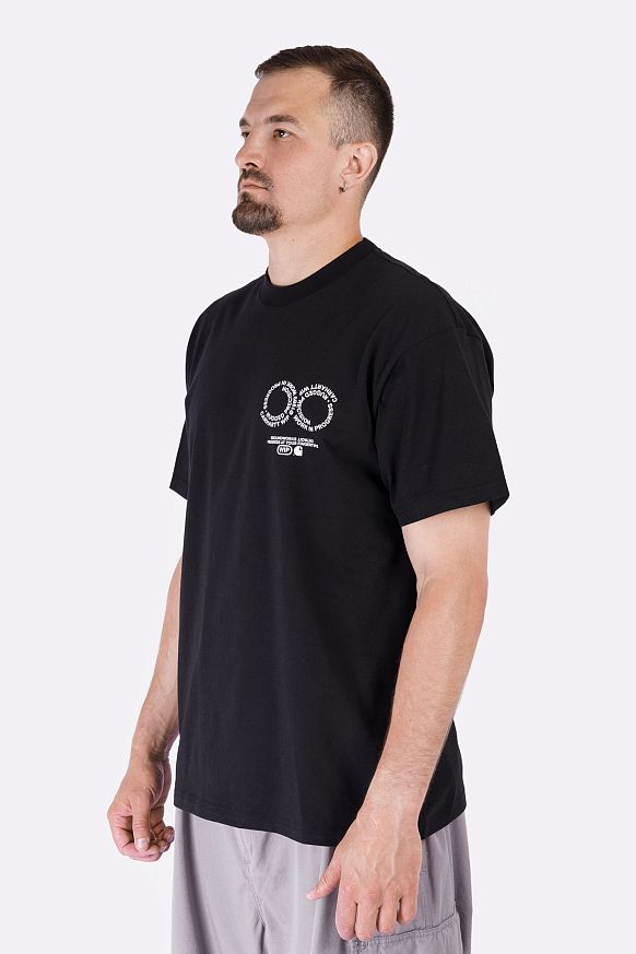 Мужская футболка Carhartt WIP S/S Rotation T-Shirt (I034772-black/white) - фото 4 картинки