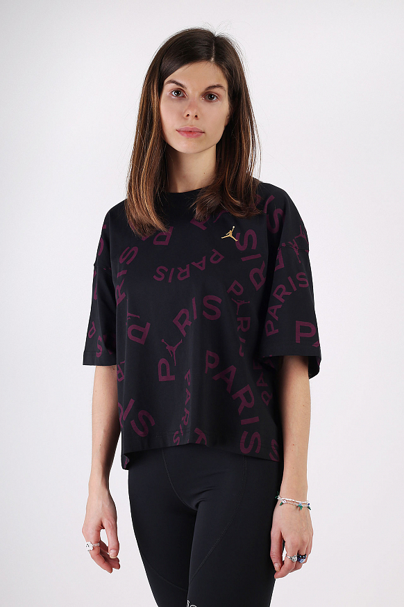 Женская футболка Jordan Paris Saint-Germain Boxy Short-Sleeve T-Shirt (CU5696-010)