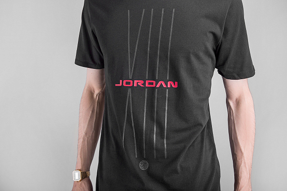Мужская футболка Jordan Sportswear AJ 13 CNXN (908422-010) - фото 3 картинки