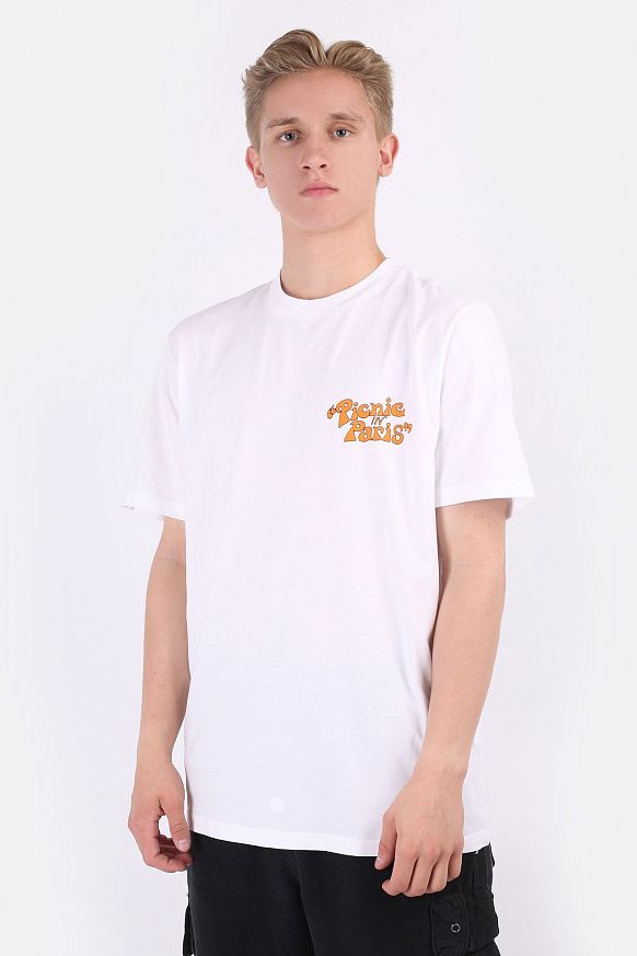 Мужская футболка Carhartt WIP S/S Picnic In Paris T-Shirt (I029932-white)