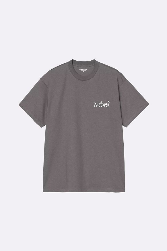 Мужская футболка Carhartt WIP S/S Wiptopia Script T-Shirt (I035495-porphyry)