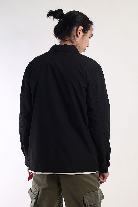 Мужская куртка Alpha Industries Nylon Cargo Shirt Jacket (MJN53000C1-black) - фото 6 картинки