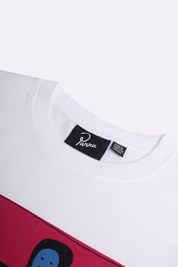 Мужская футболка By Parra No Books T-shirt (54105-WHITE) - фото 4 картинки