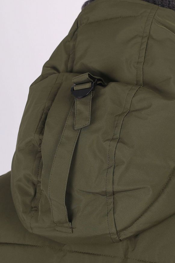 Мужская куртка Alpha Industries Hooded Puffer Jacket (MJH52500C1 dark green) - фото 11 картинки