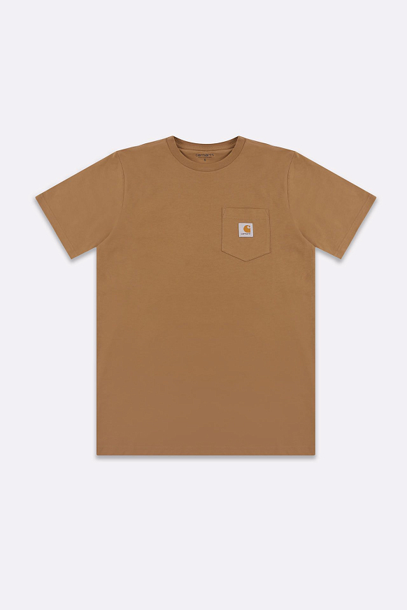 Мужская футболка Carhartt WIP S/S Pocket T-Shirt (I030434-jasper)