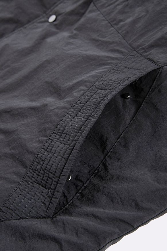 Мужская куртка KRAKATAU KEPLER Padded Overshirt (Qm546-1-черный) - фото 3 картинки