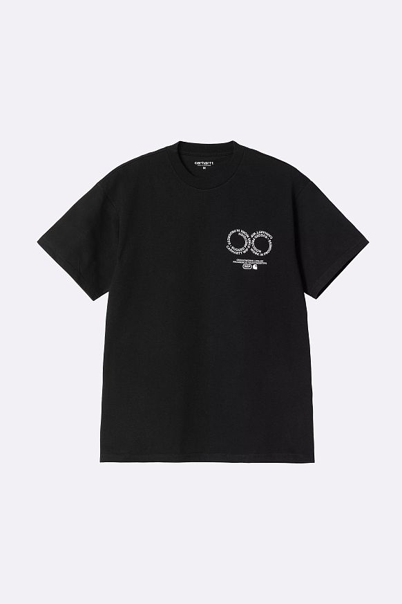 Мужская футболка Carhartt WIP S/S Rotation T-Shirt (I034772-black/white)