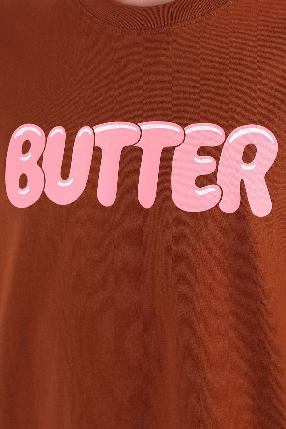 Мужская футболка Butter Goods Goo Tee (Goo Tee Brown) - фото 2 картинки