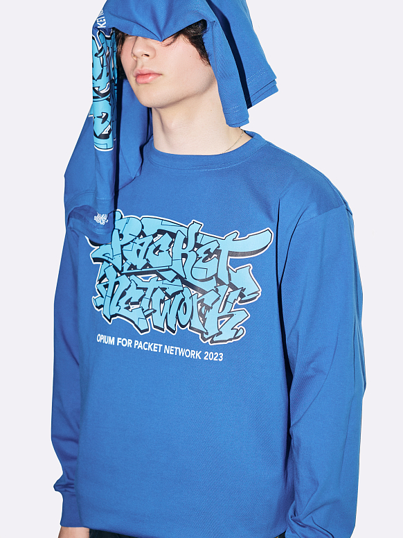 Мужской лонгслив Packet Network Graffiti Opium Longsleeve (Packet-Graffiti Opium) - фото 5 картинки