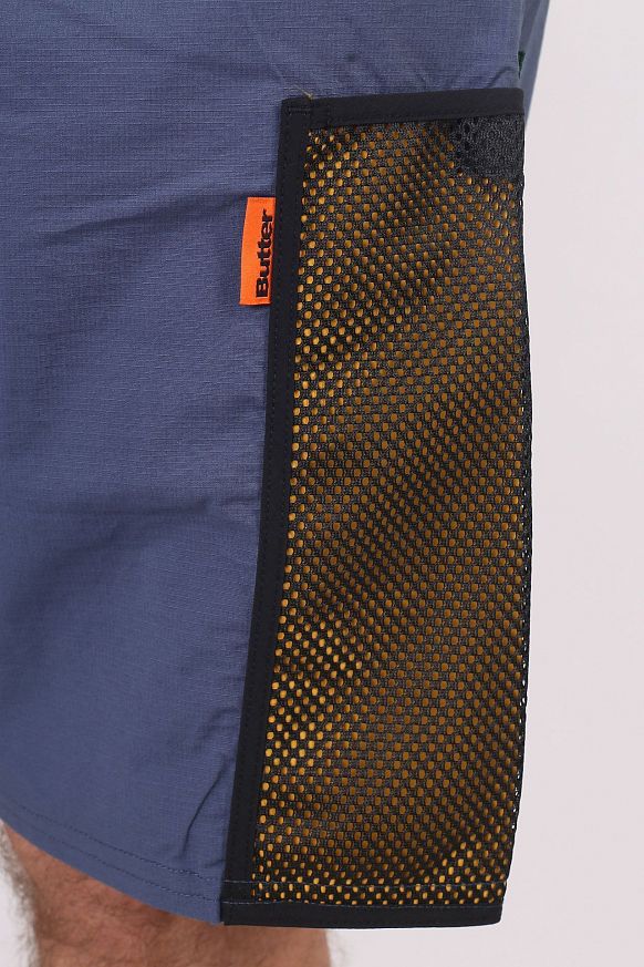 Мужские шорты Butter Goods Mesh Cargo Shorts (Mesh Cargo-stone blue) - фото 5 картинки