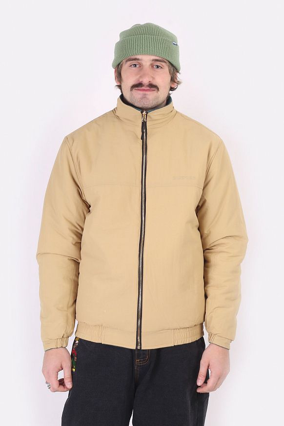 Мужская куртка Butter Goods Lodge Cord Reversible Jacket (Lodge-teal/sand) - фото 2 картинки