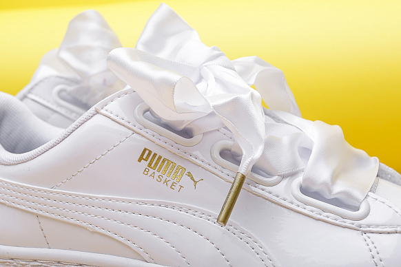 Женские кроссовки PUMA Basket Heart Patent Wns (36307302) - фото 3 картинки