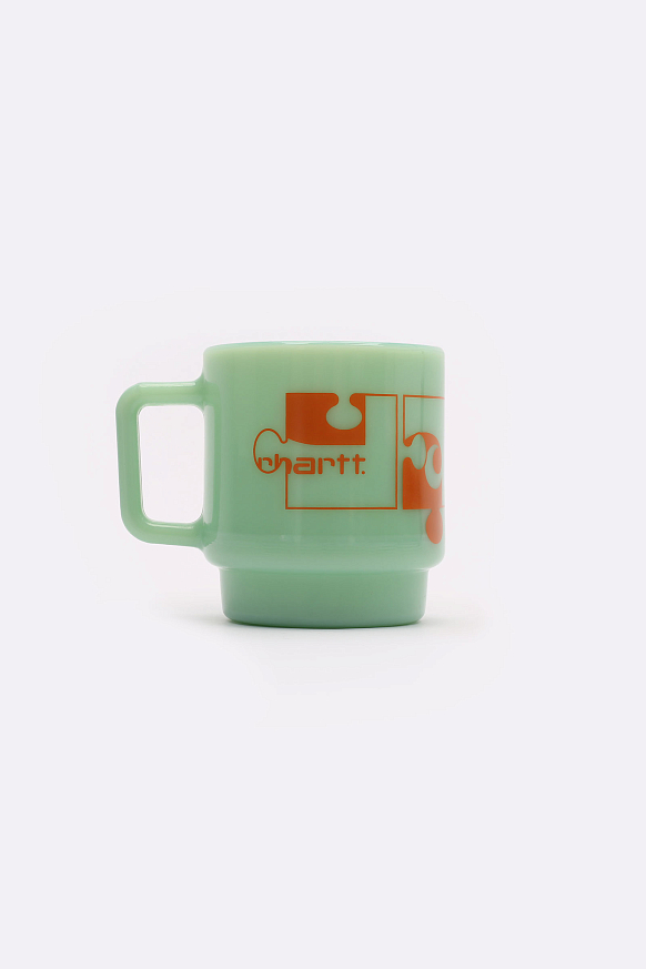 Кружка Carhartt WIP Assemble Glass Mug (I032701-jade/orange)