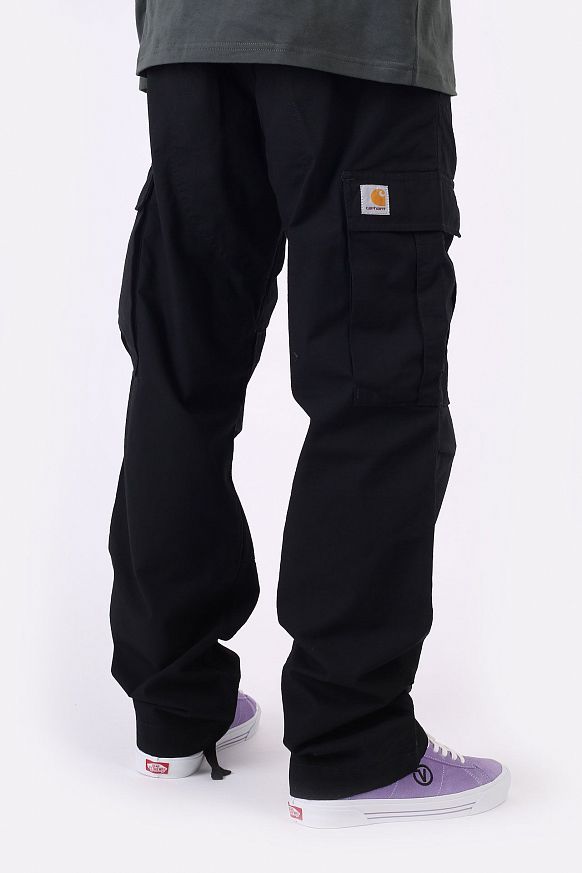 Мужские брюки Carhartt WIP Regular Cargo Pant (I015875-black) - фото 7 картинки