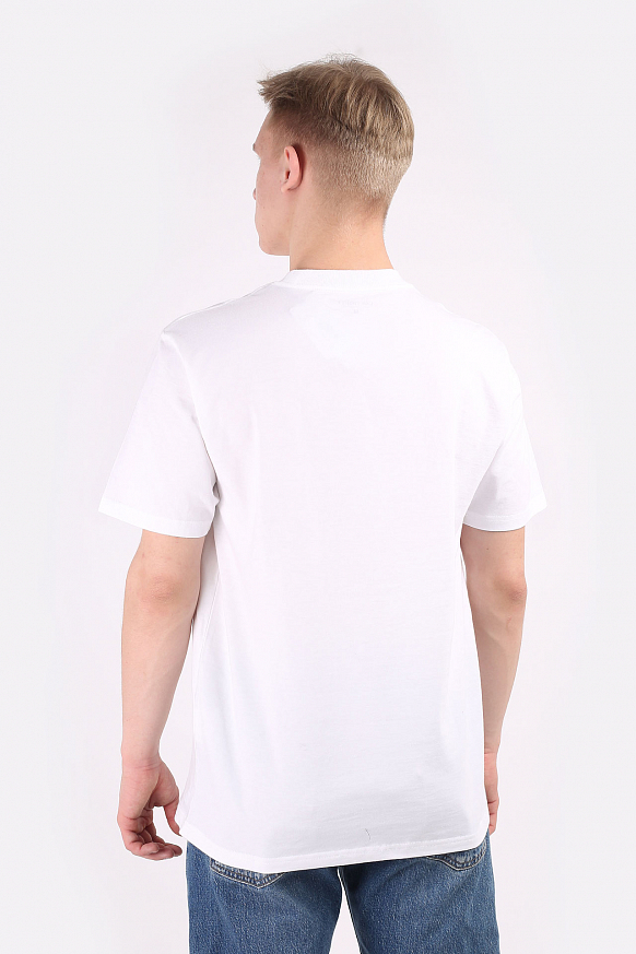 Мужская футболка Carhartt WIP S/S Boxing C T-Shirt (I029026-white) - фото 4 картинки