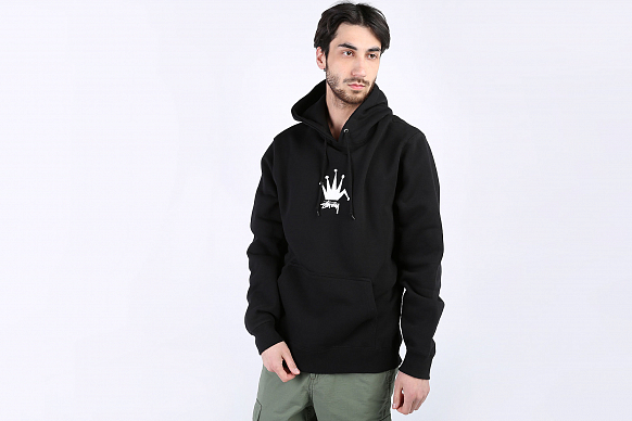 Мужская толстовка Stussy Old Crown Hood (1924510-black)