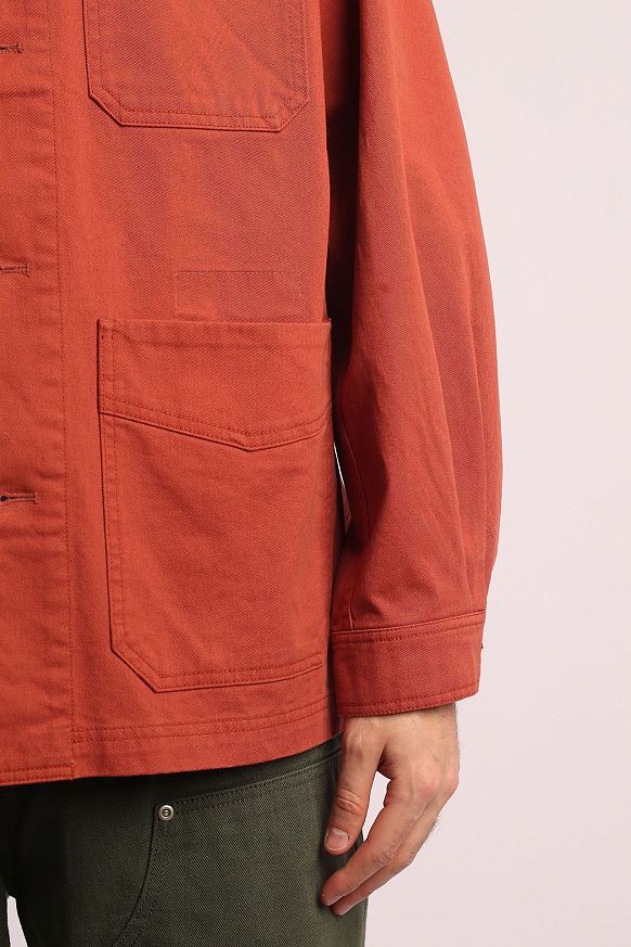 Мужская куртка FrizmWORKS French Work Jacket (FWOT035-orange) - фото 4 картинки