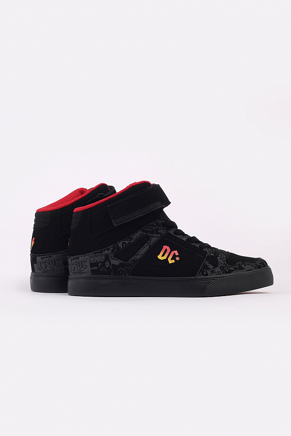 Детские кроссовки DC SHOES Pure high-Top AC/DC (ADBS300364-GDB-GDB)