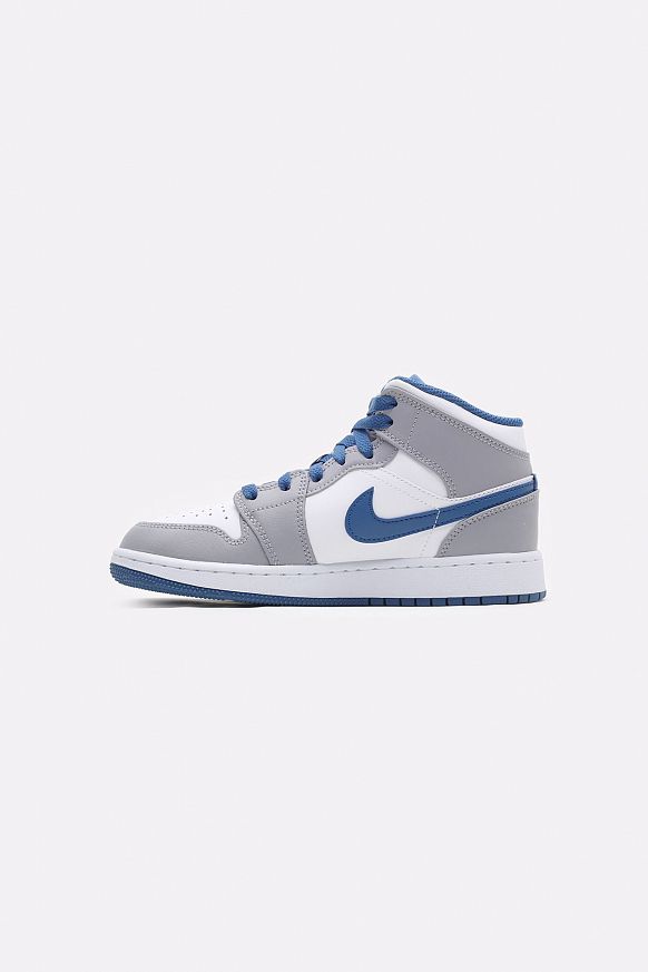 Женские кроссовки Jordan 1 Mid SE (GS) (DQ8423-014*) - фото 3 картинки