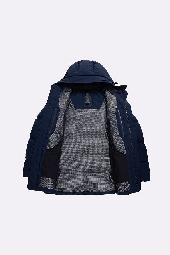 Мужская куртка KRAKATAU CASSINI Quilted Parka (Qm571-61-cassini-тем-син) - фото 2 картинки