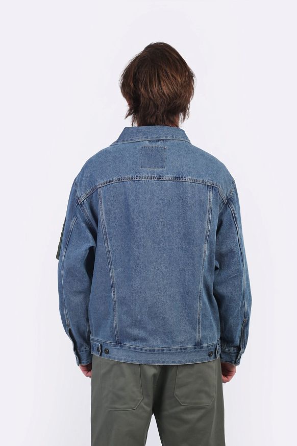 Мужская куртка Alpha Industries Denim Jacket (MJD55000C1-replica blue) - фото 9 картинки