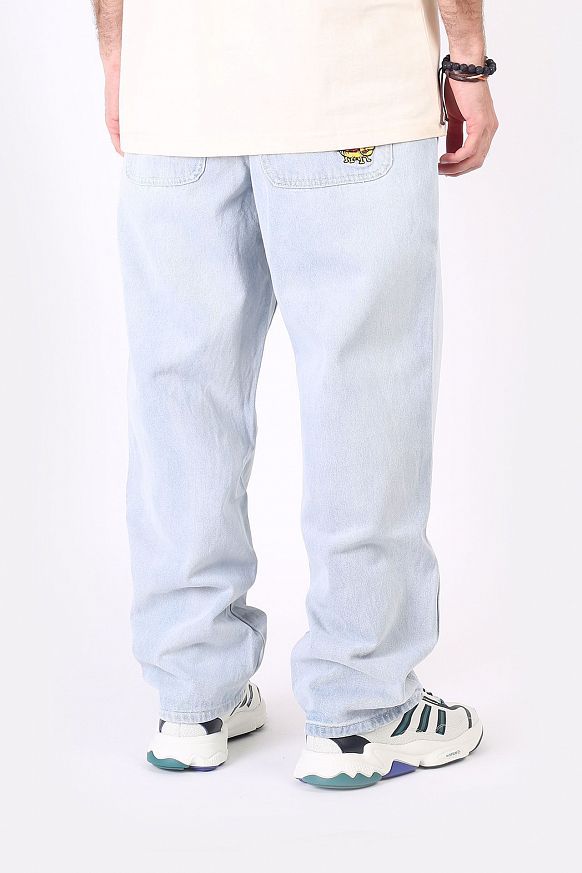 Мужские брюки Butter Goods Bug Denim Pants (Bug Denim Pants Light-blu) - фото 4 картинки