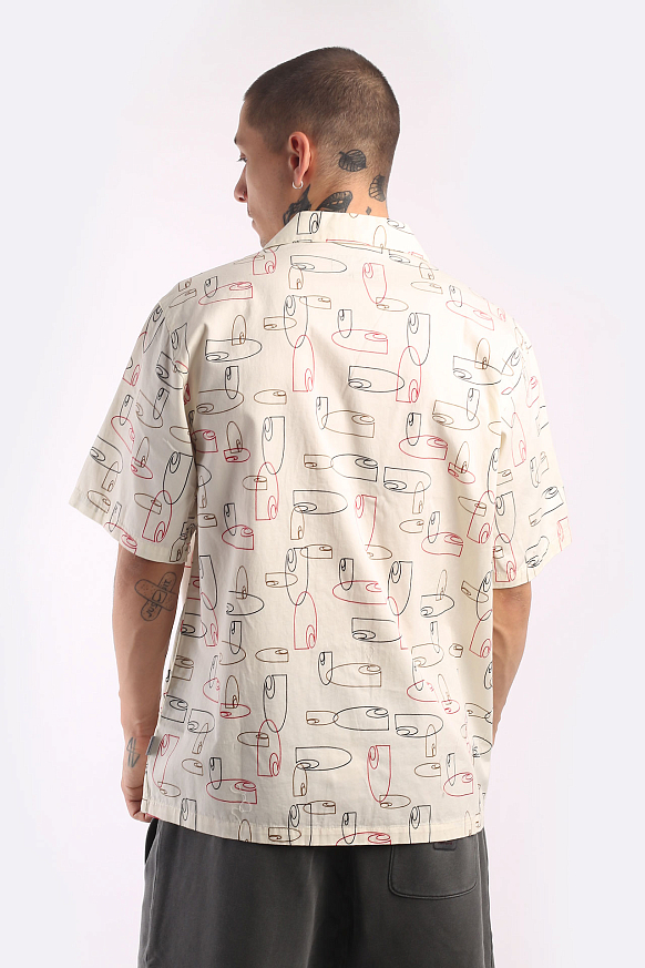 Мужская рубашка Carhartt WIP S/S Sumor Shirt (I031661-outline print) - фото 5 картинки