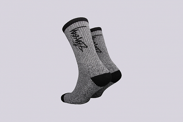 Мужские носки Stussy Stock Socks (138575-black/white) - фото 2 картинки