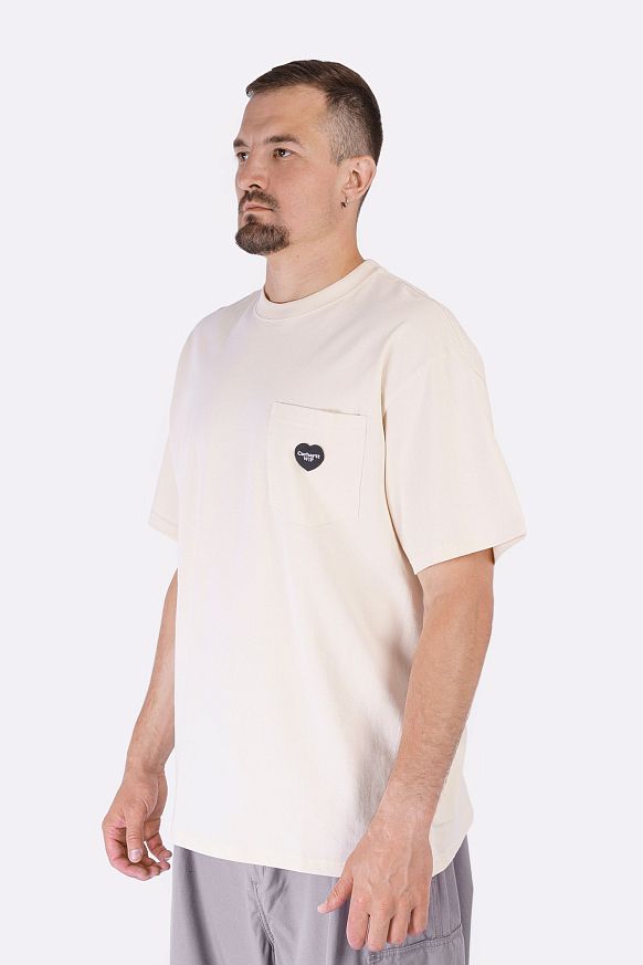 Мужская футболка Carhartt WIP S/S Ingo Pocket T-Shirt (I034486-undyed) - фото 3 картинки