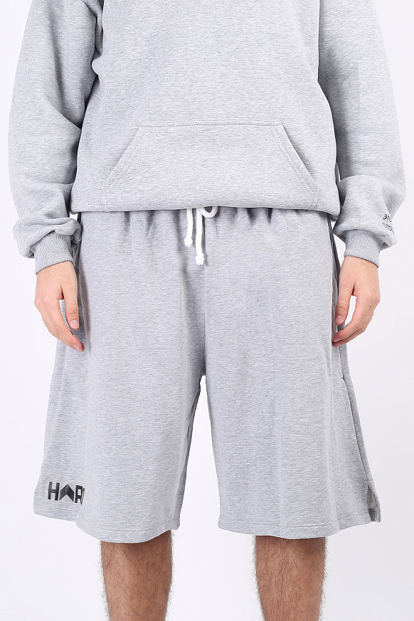 Мужские шорты Hard Blank Shorts (Hard grey) - фото 2 картинки