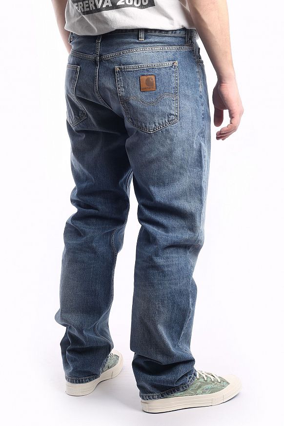 Мужские брюки Carhartt WIP Marlow Pant (I023029-blue) - фото 7 картинки